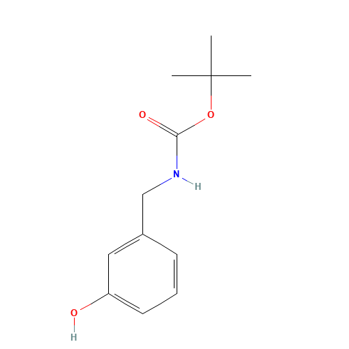 28387-66-8 tert-butyl N-[(3-hydroxyphenyl)methyl]carbamate chemical structure