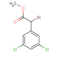 929048-72-6 methyl 2-bromo-2-(3,5-dichlorophenyl)acetate chemical structure