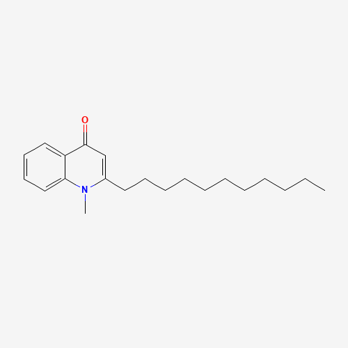 59443-02-6 1-methyl-2-undecylquinolin-4-one chemical structure