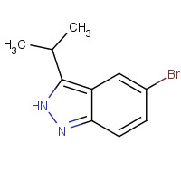 1276075-40-1 5-bromo-3-propan-2-yl-2H-indazole chemical structure