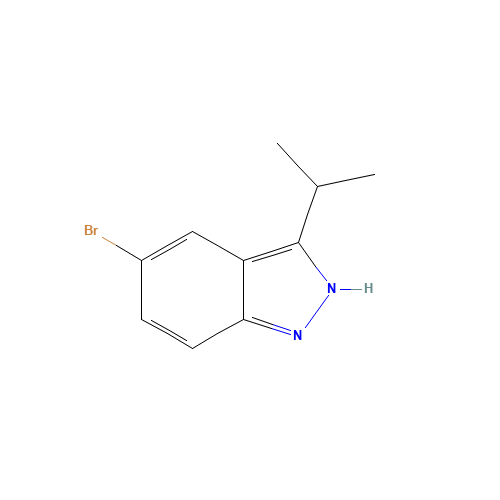 1276075-40-1 5-bromo-3-propan-2-yl-2H-indazole chemical structure