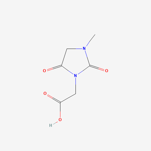 150376-36-6 2-(3-methyl-2,5-dioxoimidazolidin-1-yl)acetic acid chemical structure