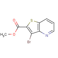 1104630-92-3 methyl 3-bromothieno[3,2-b]pyridine-2-carboxylate chemical structure