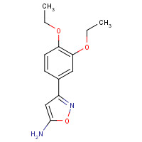 501325-89-9 3-(3,4-diethoxyphenyl)-1,2-oxazol-5-amine chemical structure