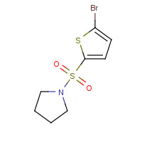 81597-72-0 1-(5-bromothiophen-2-yl)sulfonylpyrrolidine chemical structure