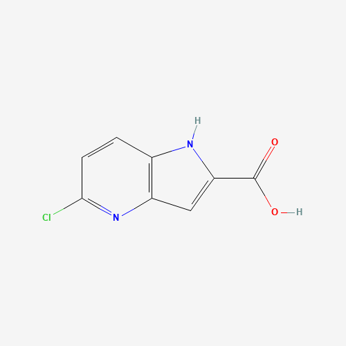 800401-63-2 5-chloro-1H-pyrrolo[3,2-b]pyridine-2-carboxylic acid chemical structure