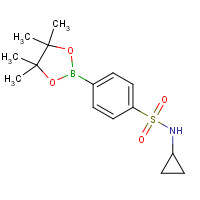 914610-50-7 N-cyclopropyl-4-(4,4,5,5-tetramethyl-1,3,2-dioxaborolan-2-yl)benzenesulfonamide chemical structure