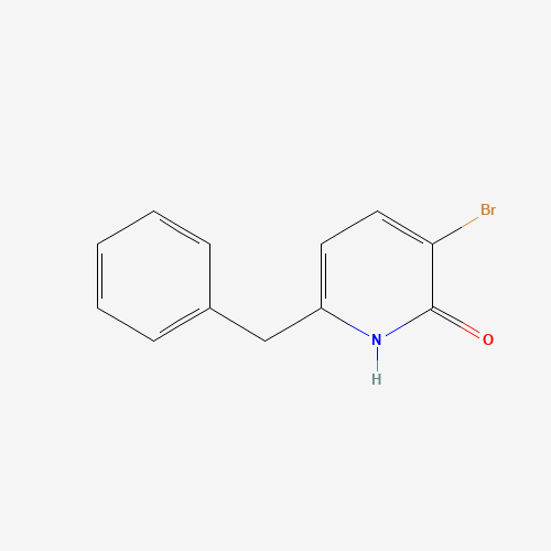 960297-94-3 6-benzyl-3-bromo-1H-pyridin-2-one chemical structure