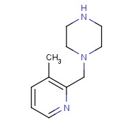 524673-92-5 1-[(3-methylpyridin-2-yl)methyl]piperazine chemical structure