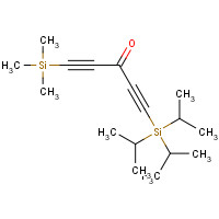 167971-40-6 1-trimethylsilyl-5-tri(propan-2-yl)silylpenta-1,4-diyn-3-one chemical structure