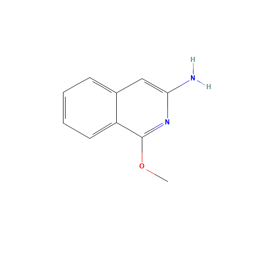 80900-33-0 1-methoxyisoquinolin-3-amine chemical structure