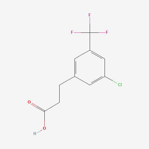 916420-78-5 3-[3-chloro-5-(trifluoromethyl)phenyl]propanoic acid chemical structure