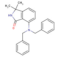 878156-61-7 7-(dibenzylamino)-3,3-dimethyl-2H-isoindol-1-one chemical structure