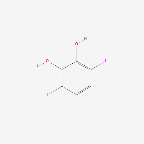 361525-84-0 3,6-diiodobenzene-1,2-diol chemical structure