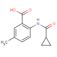 1016817-12-1 2-(cyclopropanecarbonylamino)-5-methylbenzoic acid chemical structure
