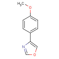 54289-74-6 4-(4-methoxyphenyl)-1,3-oxazole chemical structure