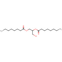 36354-80-0 (3-hydroxy-2-octanoyloxypropyl) octanoate chemical structure