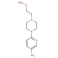 1017331-35-9 6-[4-(2-methoxyethyl)piperazin-1-yl]pyridin-3-amine chemical structure