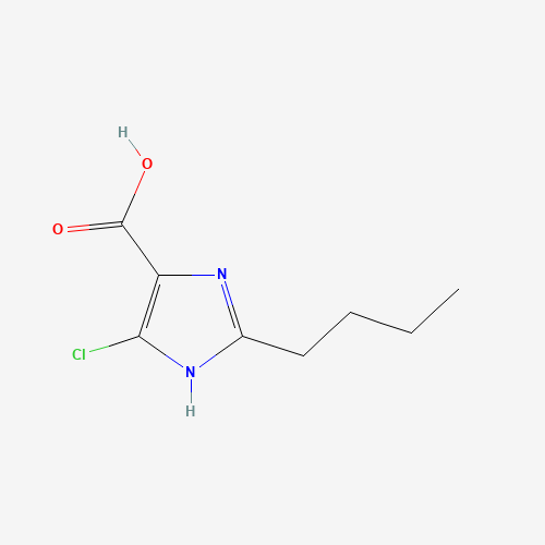 149968-28-5 2-butyl-5-chloro-1H-imidazole-4-carboxylic acid chemical structure