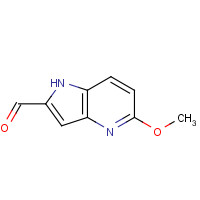 17288-50-5 5-methoxy-1H-pyrrolo[3,2-b]pyridine-2-carbaldehyde chemical structure