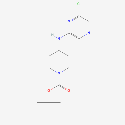 1147998-25-1 tert-butyl 4-[(6-chloropyrazin-2-yl)amino]piperidine-1-carboxylate chemical structure