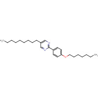 57202-57-0 2-(4-heptoxyphenyl)-5-nonylpyrimidine chemical structure