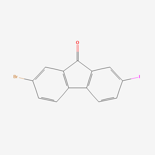 867374-53-6 2-bromo-7-iodofluoren-9-one chemical structure