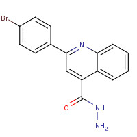 351899-02-0 2-(4-bromophenyl)quinoline-4-carbohydrazide chemical structure