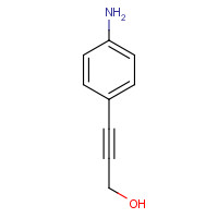253167-82-7 3-(4-aminophenyl)prop-2-yn-1-ol chemical structure