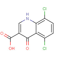 35973-26-3 5,8-dichloro-4-oxo-1H-quinoline-3-carboxylic acid chemical structure