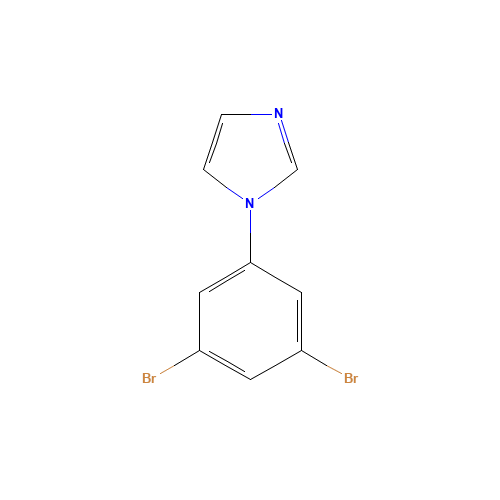 149797-66-0 1-(3,5-dibromophenyl)imidazole chemical structure