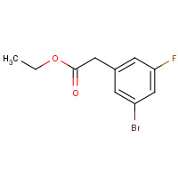 820972-02-9 ethyl 2-(3-bromo-5-fluorophenyl)acetate chemical structure
