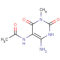 19893-78-8 N-(6-amino-3-methyl-2,4-dioxo-1H-pyrimidin-5-yl)acetamide chemical structure