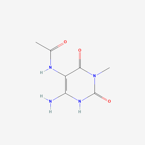 19893-78-8 N-(6-amino-3-methyl-2,4-dioxo-1H-pyrimidin-5-yl)acetamide chemical structure