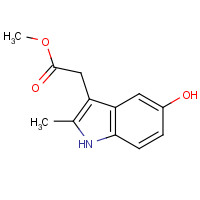 1601-17-8 methyl 2-(5-hydroxy-2-methyl-1H-indol-3-yl)acetate chemical structure