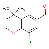 1350761-27-1 8-chloro-4,4-dimethyl-2,3-dihydrochromene-6-carbaldehyde chemical structure