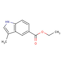 73396-90-4 ethyl 3-methyl-1H-indole-5-carboxylate chemical structure