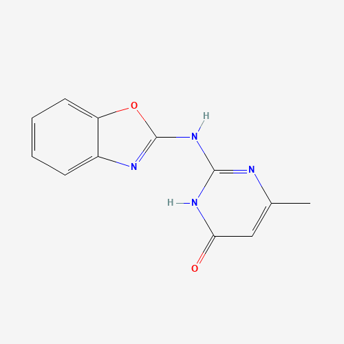 86328-33-8 2-(1,3-benzoxazol-2-ylamino)-6-methyl-1H-pyrimidin-4-one chemical structure