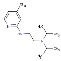 24573-36-2 N-(4-methylpyridin-2-yl)-N',N'-di(propan-2-yl)ethane-1,2-diamine chemical structure