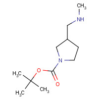 872716-75-1 tert-butyl 3-(methylaminomethyl)pyrrolidine-1-carboxylate chemical structure