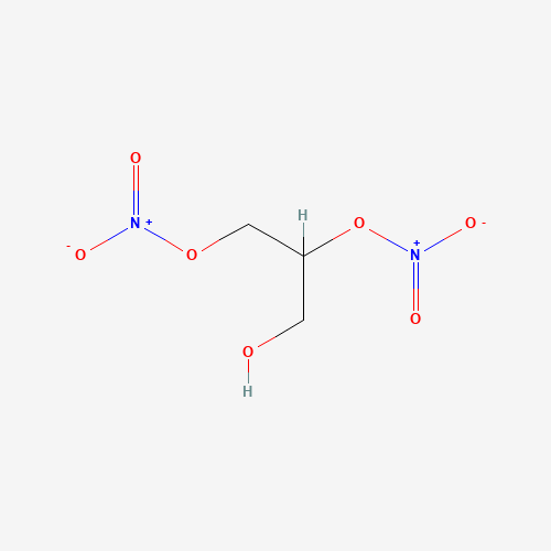 621-65-8 (1-hydroxy-3-nitrooxypropan-2-yl) nitrate chemical structure