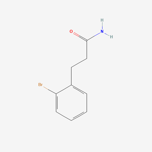 55223-26-2 3-(2-bromophenyl)propanamide chemical structure