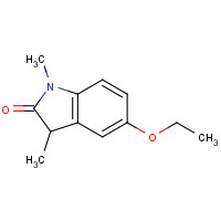 131057-63-1 5-ethoxy-1,3-dimethyl-3H-indol-2-one chemical structure
