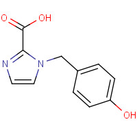 95460-25-6 1-[(4-hydroxyphenyl)methyl]imidazole-2-carboxylic acid chemical structure