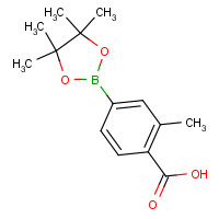 890839-22-2 2-methyl-4-(4,4,5,5-tetramethyl-1,3,2-dioxaborolan-2-yl)benzoic acid chemical structure