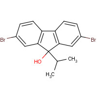 1616114-09-0 2,7-dibromo-9-propan-2-ylfluoren-9-ol chemical structure