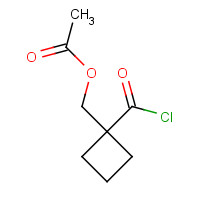 114671-91-9 (1-carbonochloridoylcyclobutyl)methyl acetate chemical structure