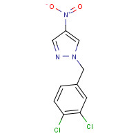 333444-52-3 1-[(3,4-dichlorophenyl)methyl]-4-nitropyrazole chemical structure