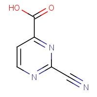 1211528-16-3 2-cyanopyrimidine-4-carboxylic acid chemical structure