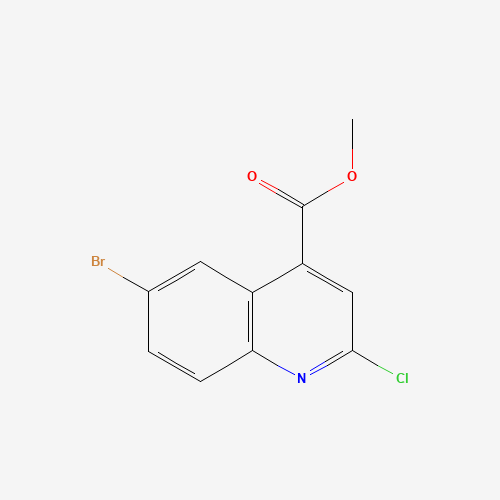 680213-43-8 methyl 6-bromo-2-chloroquinoline-4-carboxylate chemical structure